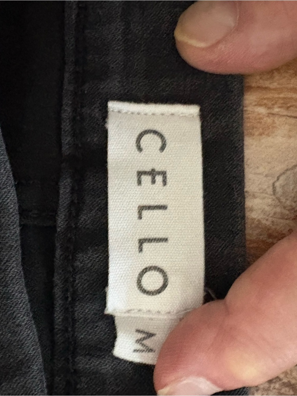 CELLO women’s Black Jeans - Straight Leg Style